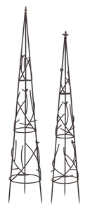 Obelisks (Set of 2) 62"H, 70"H