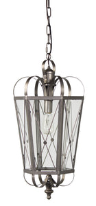 Hanging Lamp 12" x 27"H Iron (Max 40W)