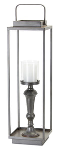 Candle Holder 8"Wx 26.25"H Iron/Glass
