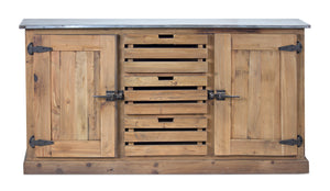 Cabinet 63"L x 18"W x 33.5"H Wood