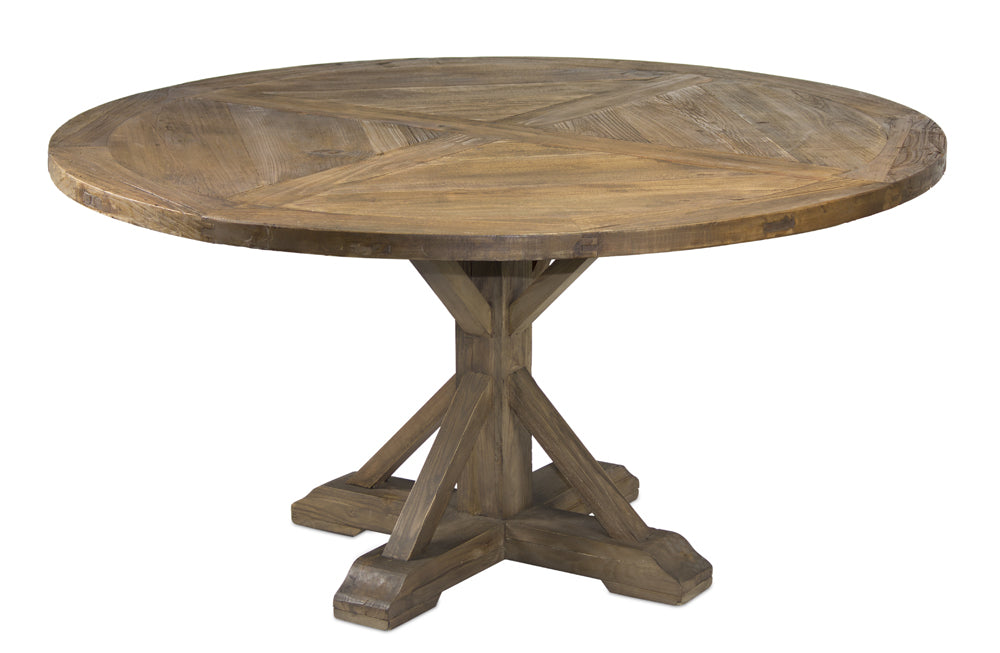 Round Table 59"L x 59"W x 31"H Wood