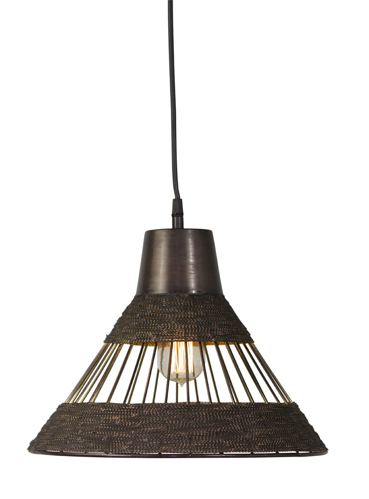 Hanging Lamp 14" x 12"H Iron (Max 100W)