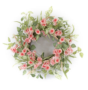 Floral Wreath 21"D Polyester/Foam