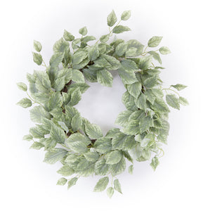 Foliage Wreath 20.5"D Polyester