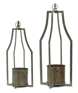 Candle Holder (Set of 2) 25"H, 31"H Iron