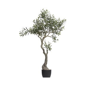 60-1/4"H Faux Olive Tree in Pot, Truck Ship